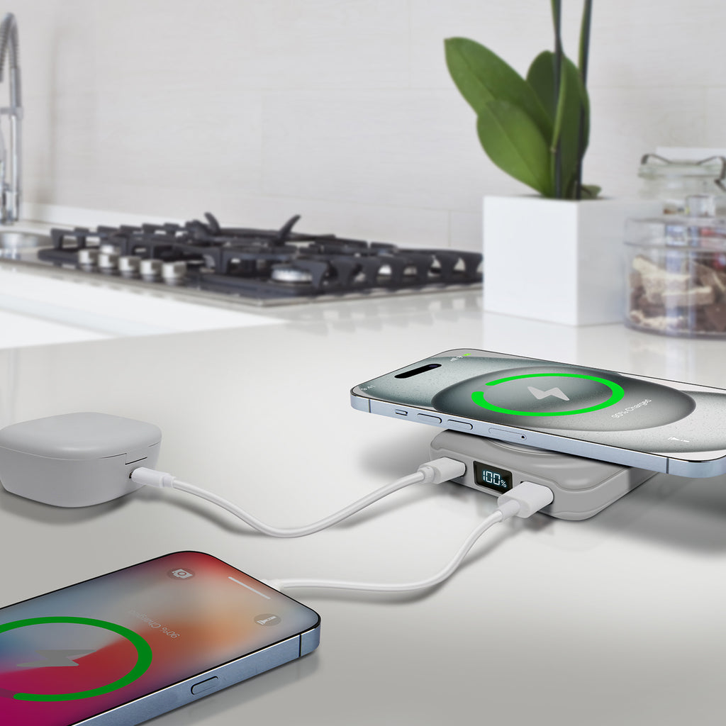 PowerMag Pro Wireless Charging Battery & Desktop Stand