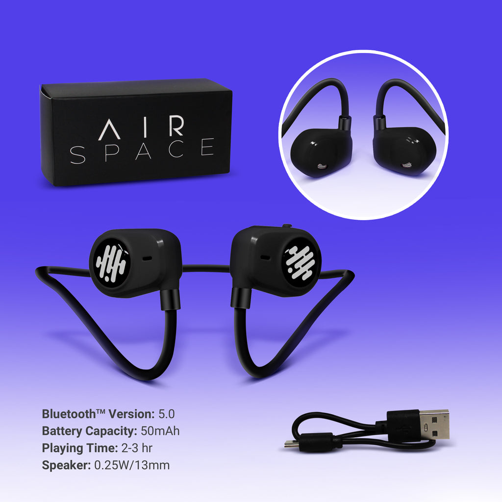 Tech Theory Air Space Open Ear Bone Conduction Wireless Headphones