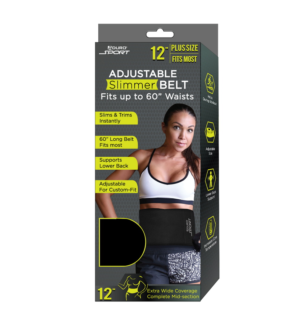 Aduro Sport Aduro Waist Trainer for Men Women 12 Sweat Belt Waist Trimmer  Stomach Slimming Body